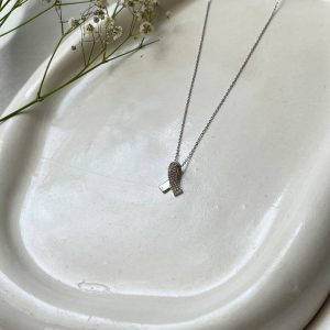 گردنبند آبکاری نقره
