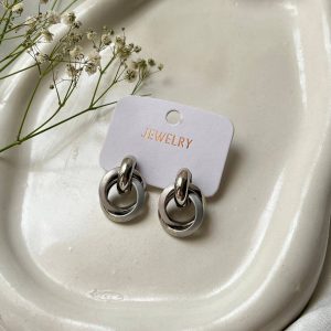 گوشواره طرح گره کوچیک
