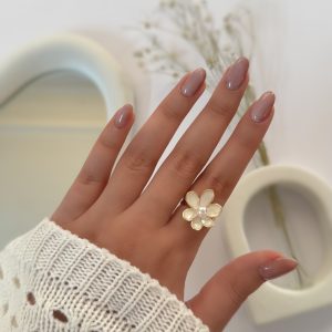 انگشتر زنانه طرح گل کد 138