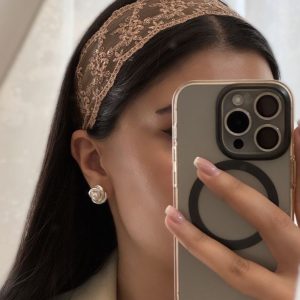 هدبند زنانه پولک دوزی