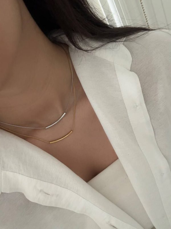 گردنبند زنانه استیل کد 122