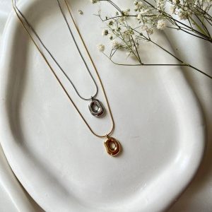 گردنبند زنانه استیل کد 123