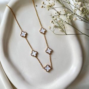 گردنبند زنانه ونکلیف کد 128