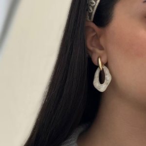 گوشواره زنانه سنگی کد 164