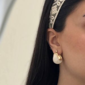 گوشواره زنانه سنگی کد 168