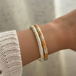 دستبند زنانه میناکاری کد 128