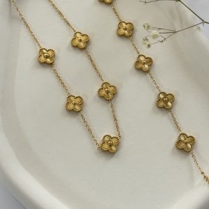 ست زنانه گردنبند و دستبند ونکلیف