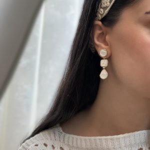 گوشواره زنانه سنگی کد178