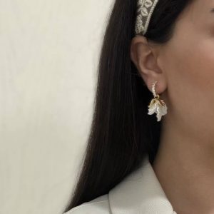 گوشواره زنانه صدفی